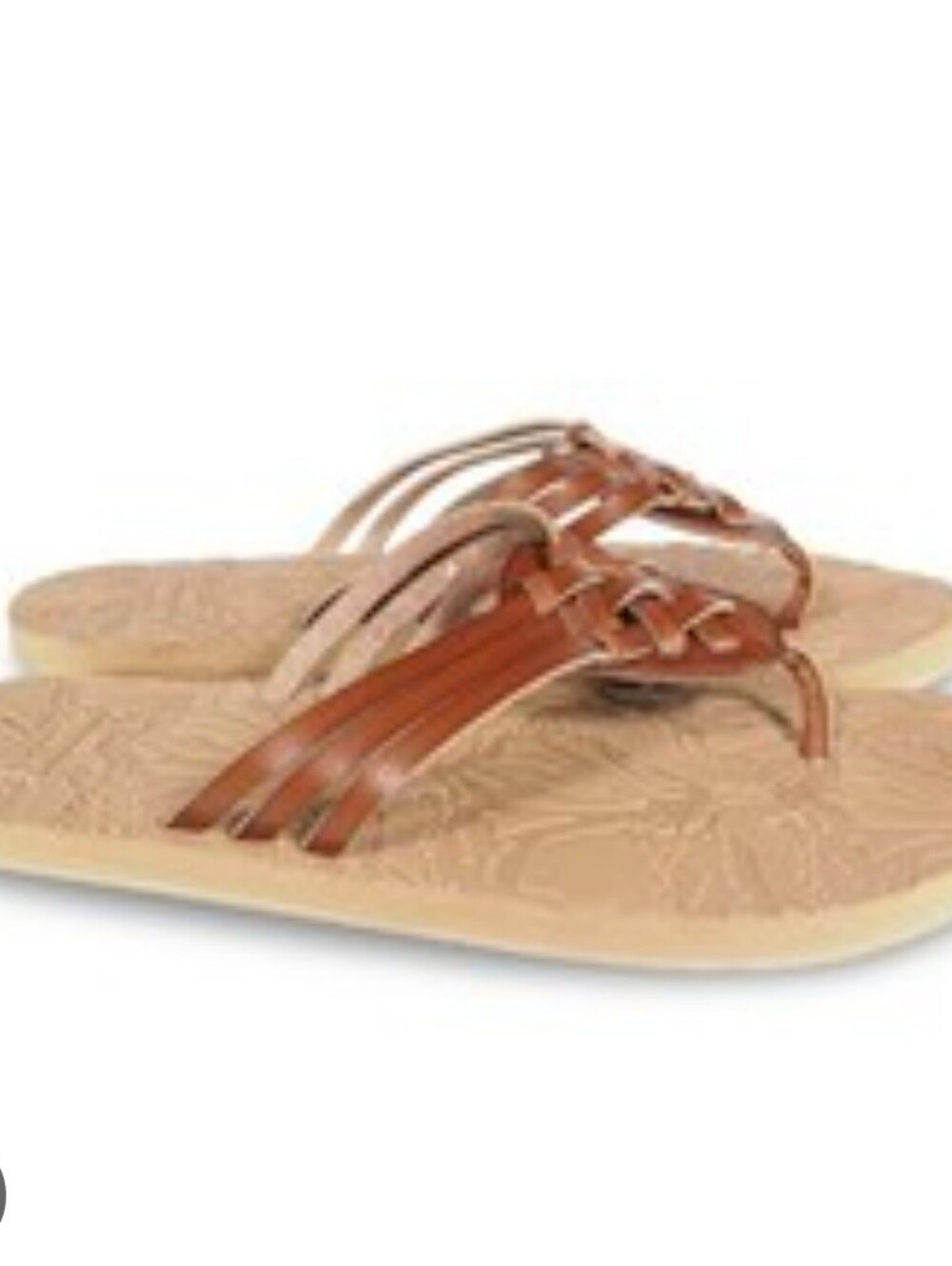 Billabong Leather Woven Thong Sandals - Picture 2 of 7